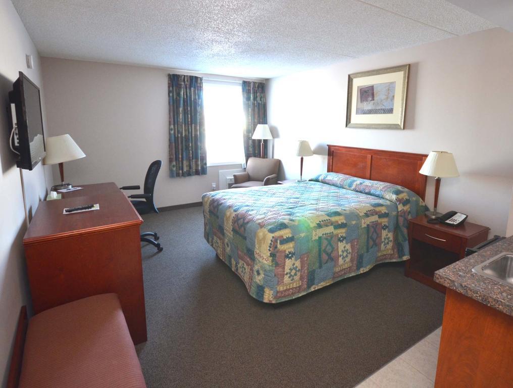 Travelodge Hanna Canada Grey Pokoj fotografie